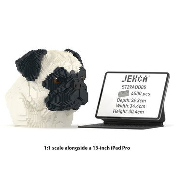 Jekca Pug Bust 01