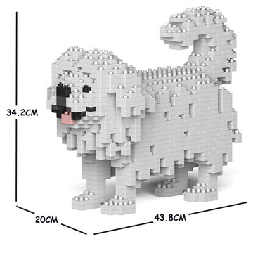 JEKCA Animal Building Blocks Kit for Kidults Pekingese 01C