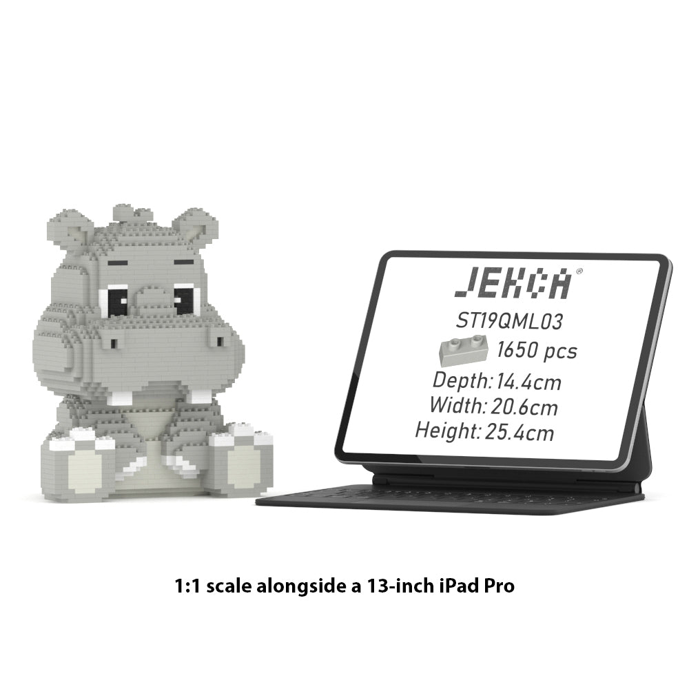Blocky Hippo 01