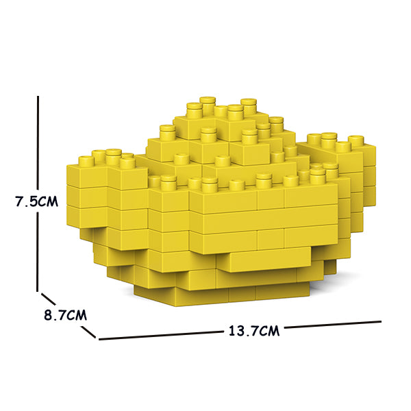 JEKCA Animal Building Blocks Kit for Kidults Gold Ingot 01C