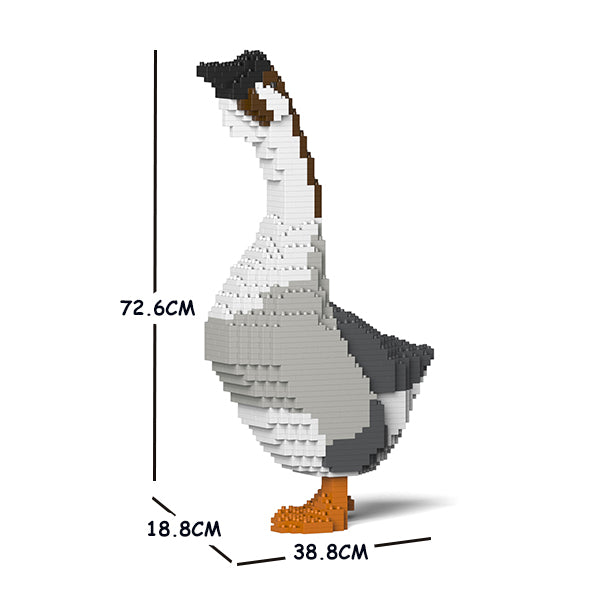 JEKCA Animal Building Blocks Kit for Kidults Goose 01C