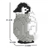 JEKCA Animal Building Blocks Kit for Kidults Emperor Penguin 02C