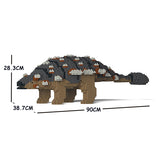 JEKCA Animal Building Blocks Kit for Kidults Ankylosaurus 01C-M01