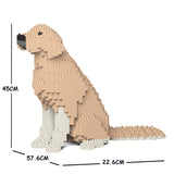 JEKCA Animal Building Blocks Kit for Kidults Golden Retriever 03C-M01