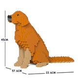 JEKCA Animal Building Blocks Kit for Kidults Golden Retriever 03C-M02