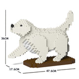 JEKCA Animal Building Blocks Kit for Kidults Golden Retriever 05C-M01