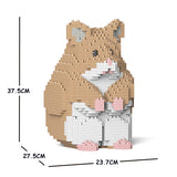 JEKCA Animal Building Blocks Kit for Kidults Hamster 01C-M01