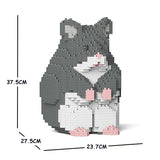 JEKCA Animal Building Blocks Kit for Kidults Hamster 01C-M02