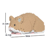 JEKCA Animal Building Blocks Kit for Kidults Hamster 02C-M01