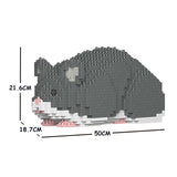 JEKCA Animal Building Blocks Kit for Kidults Hamster 02C-M02