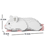 JEKCA Animal Building Blocks Kit for Kidults Hamster 03C-M04
