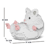 JEKCA Animal Building Blocks Kit for Kidults Hamster 04C-M04