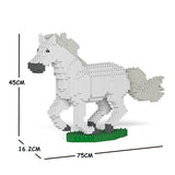 JEKCA Animal Building Blocks Kit for Kidults Horse 01C-M02