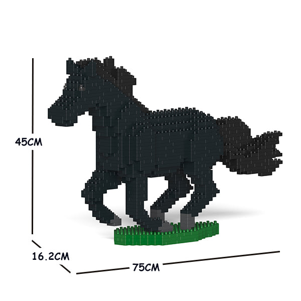 JEKCA Animal Building Blocks Kit for Kidults Horse 01C-M03