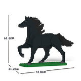 JEKCA Animal Building Blocks Kit for Kidults Horse 04C-M03