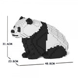 JEKCA Animal Building Blocks Kit for Kidults Panda 04C