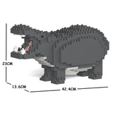 JEKCA Animal Buildin Blocks Kit for Kidults Hippo 01C