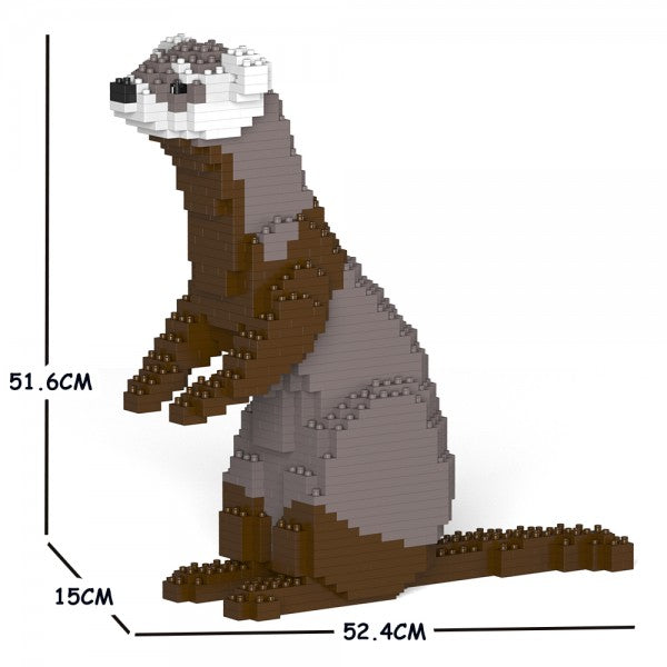 JEKCA Animal Building Blocks Kit for Kidults Ferret 01C
