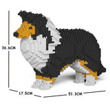 JEKCA Animal Building Blocks Kit for Kidults Shetland Sheepdog 01C-S02
