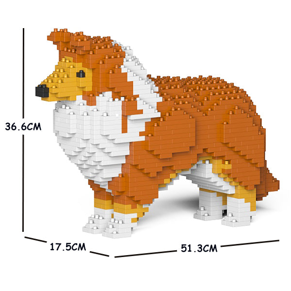 JEKCA Animal Building Blocks Kit for Kidults Shetland Sheepdog 01C-S13