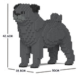 JEKCA Animal Building Blocks Kit for Kidults Pug 01C-M04