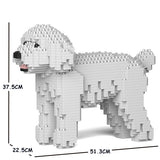 JEKCA Animal Building Blocks Kit for Kidults Toy Poodle 01C-M01