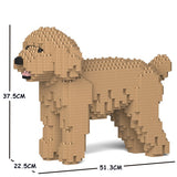 JEKCA Animal Building Blocks Kit for Kidults Toy Poodle 01C-M03