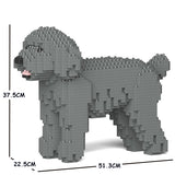 JEKCA Animal Building Blocks Kit for Kidults Toy Poodle 01C-M06