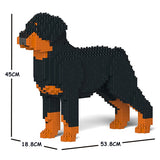 JEKCA Animal Building Blocks Kit for Kidults Rottweiler 01C