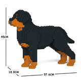 JEKCA Animal Building Blocks Kit for Kidults Rottweiler 02C
