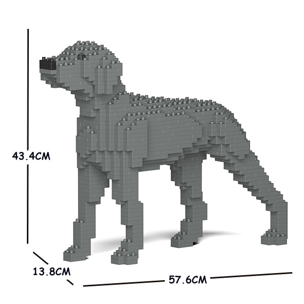 JEKCA Animal Building Blocks Kit for Kidults Weimaraner 01C
