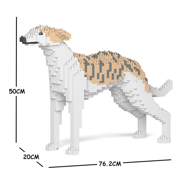 JEKCA Animal Building Blocks Kit for Kidults Whippet Dog 01C