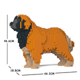 JEKCA Animal Building Blocks Kit for Kidults Leonberger 01C-M01