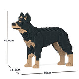 JEKCA Animal Building Blocks Kit for Kidults Australian Kelpie 01C-M01