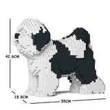JEKCA Animal Building Blocks Kit for Kidults Tibetan Terrier 01C-M02