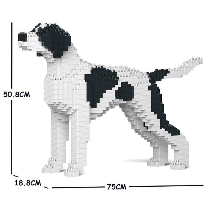 JEKCA Animal Building Blocks Kit for Kidults English Pointer 01C-M02
