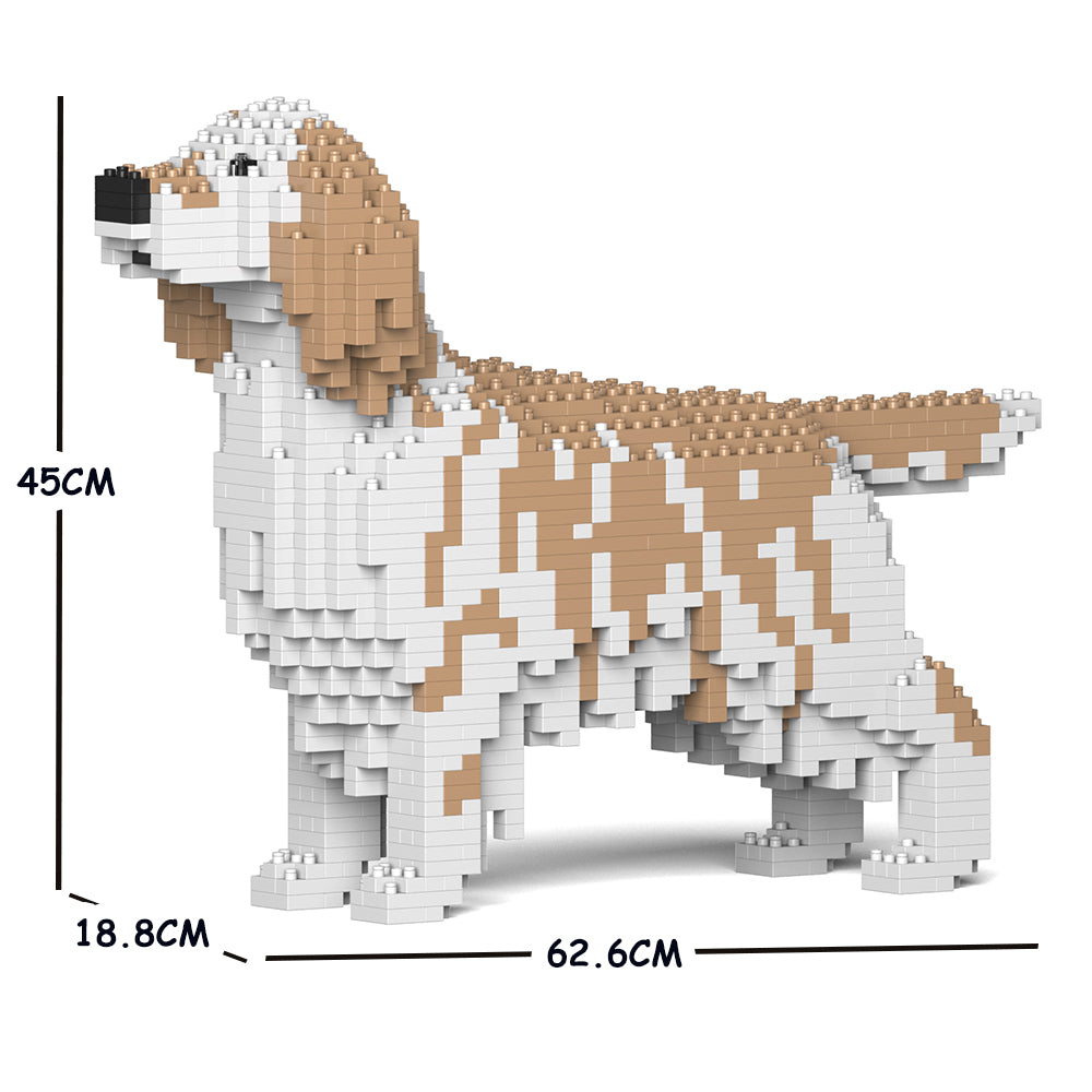 JEKCA Animal Building Blocks Kit for Kidults English Setter 01C-M01