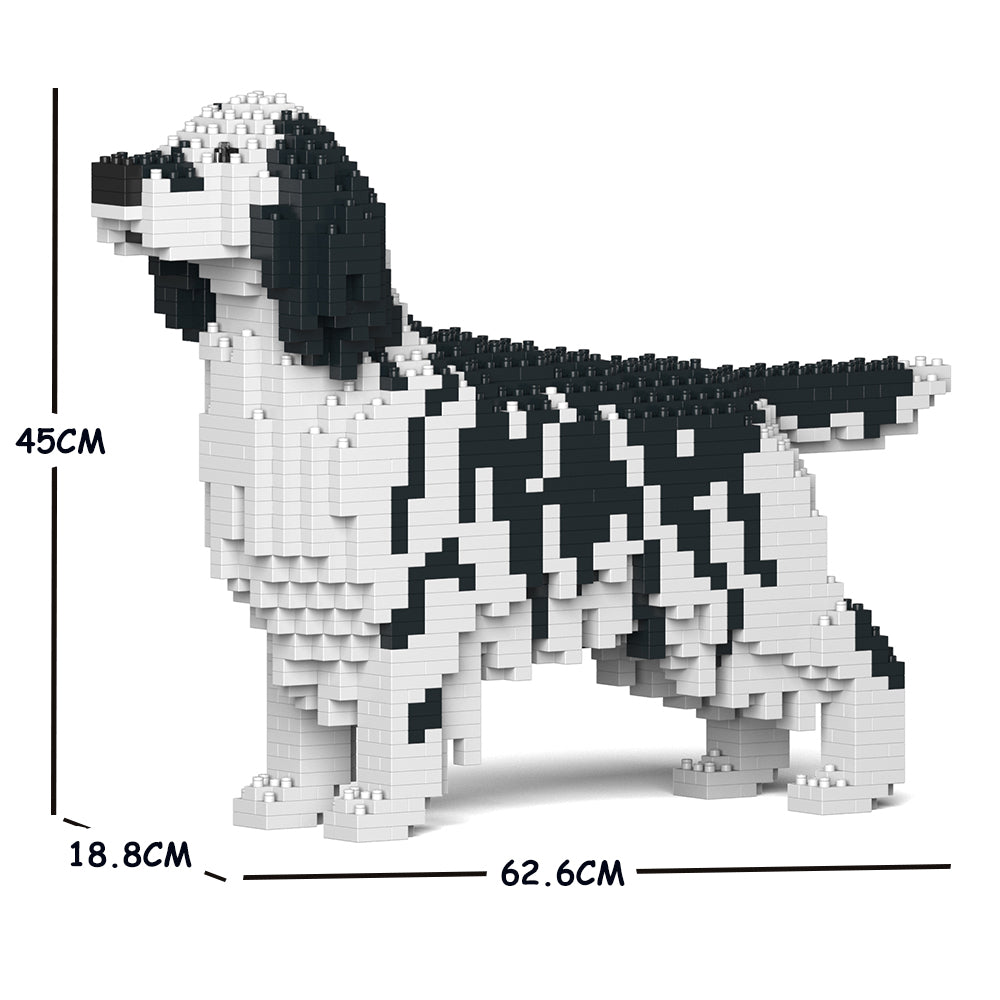 JEKCA Animal Building Blocks Kit for Kidults English Setter 01C-M02