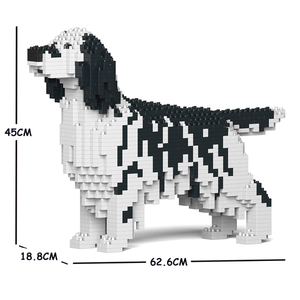 JEKCA Animal Building Blocks Kit for Kidults English Setter 01C-M02