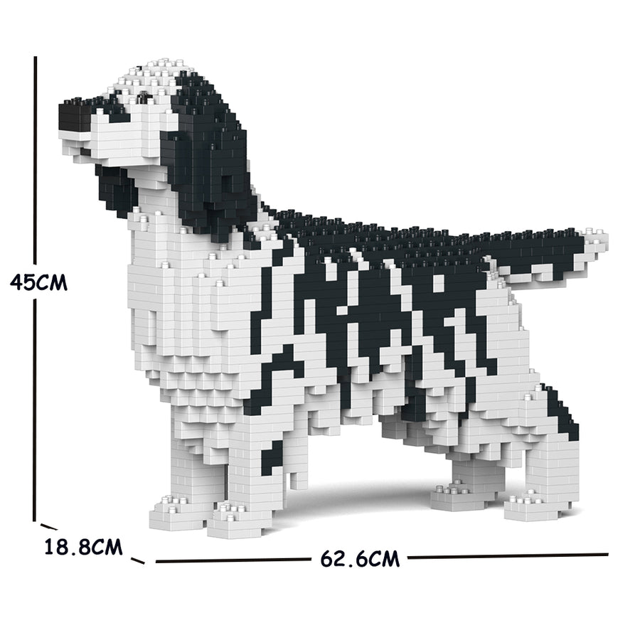 JEKCA Animal Building Blocks Kit for Kidults English Setter 01C-M02