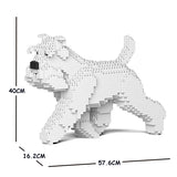 JEKCA Animal Building Blocks Kit for Kidults Standard Schnauzer 03C-S01
