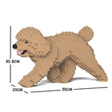 JEKCA Animal Building Blocks Kit for Kidults Toy Poodle 02C-M03