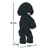 JEKCA Animal Building Blocks Kit for Kidults Toy Poodle 04C-M02