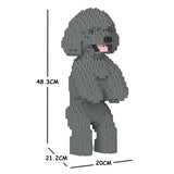 JEKCA Animal Building Blocks Kit for Kidults Toy Poodle 04C-M06