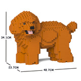 JEKCA Animal Building Blocks Kit for Kidults Toy Poodle 05C-M04