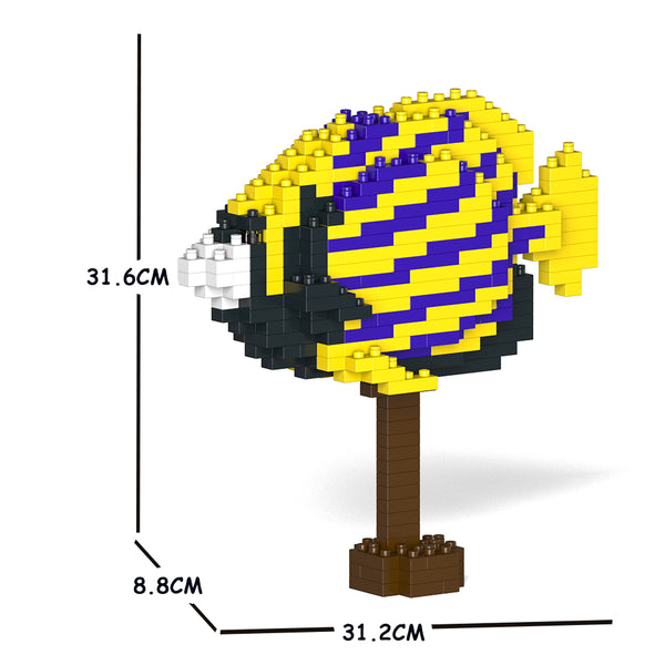 JEKCA Animal Building Blocks Kit for Kidults Emperor Angelfish 01C