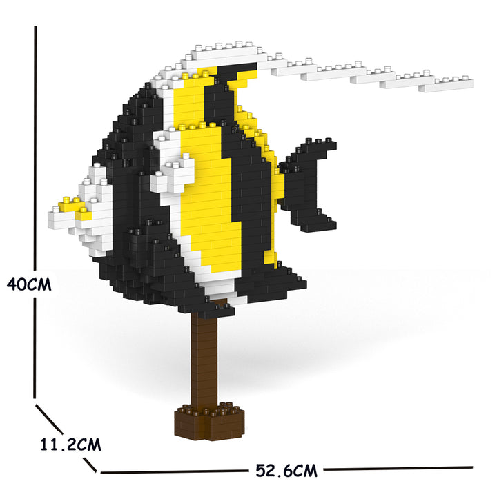 JEKCA Animal Building Blocks Kit for Kidults Moorish Idol 01C