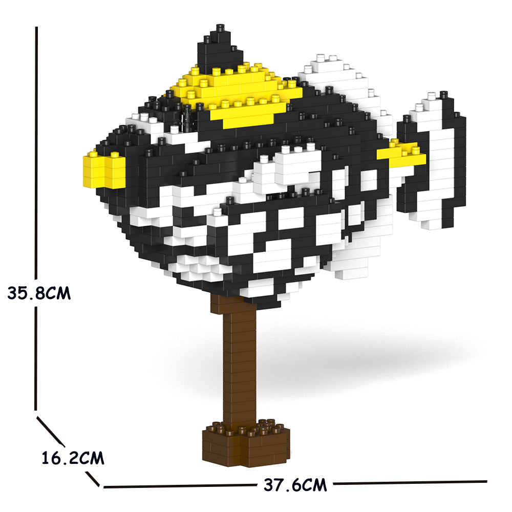 JEKCA Animal Building Blocks Kit for Kidults Clown Triggerfish 01C
