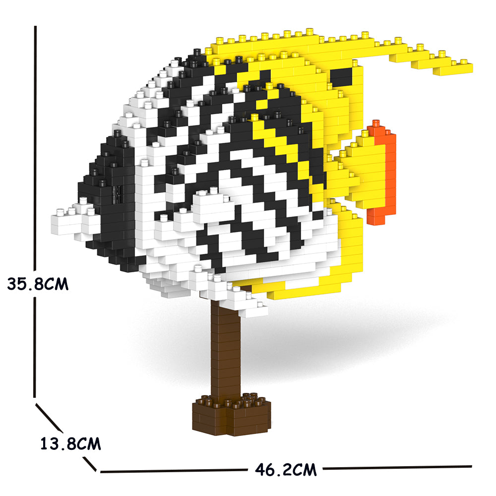 JEKCA Animal Building Blocks Kit for Kidults Threadfin Butterflyfish 01C