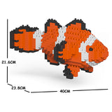 JEKCA Animal Building Blocks Kit for Kidults Clownfish 01C